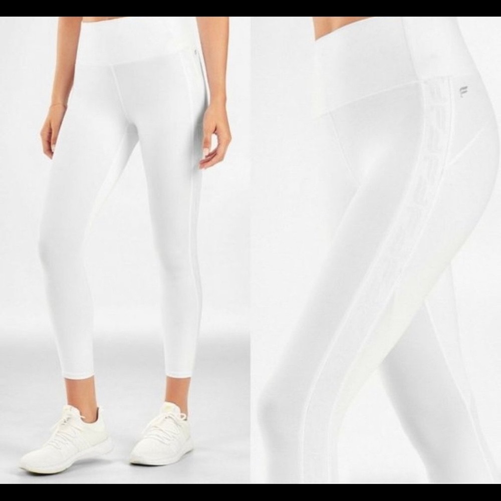 Fabletics: Powerhold High-Waisted Side Stripe Statement Leggings